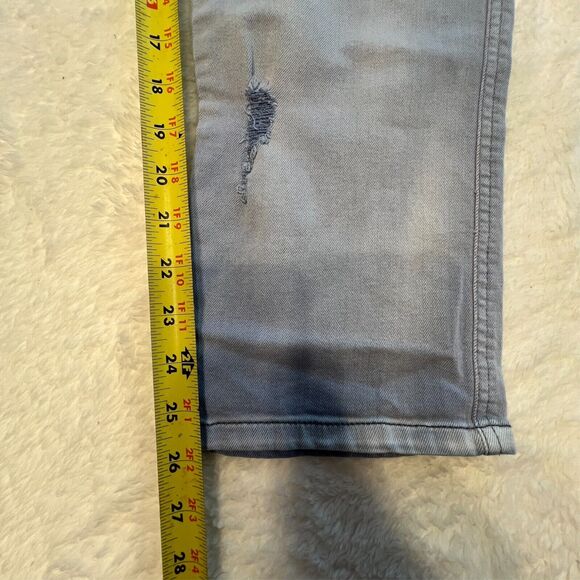 Free People Mountaineer Relaxed Straight Jeans Light Wash Denim Womens Size 12 - Picture 6 of 7